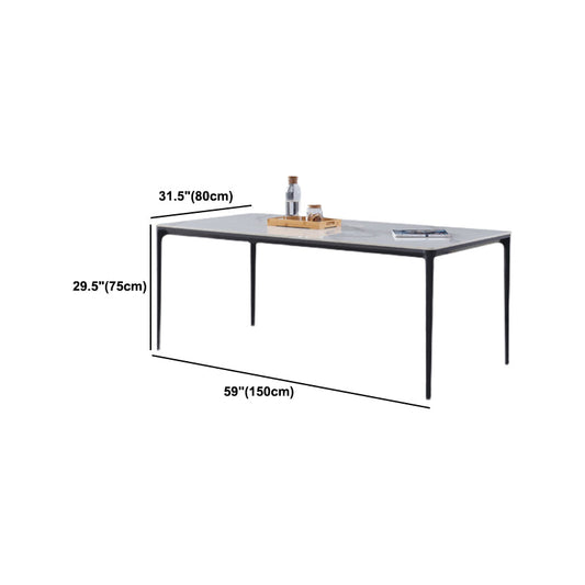 Set di tavoli da pranzo in pietra sinterizzato 1/4/5 pezzi sedie da pranzo moderne
