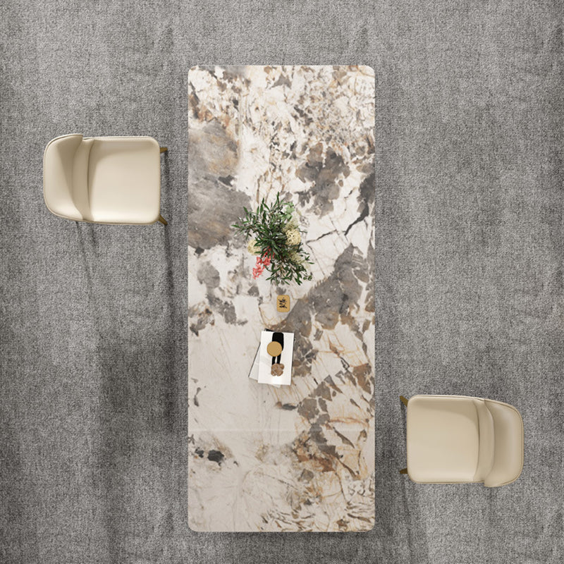Contemporary Dining Set Stone 1/4/7 Pieces Dining Furniture for Home Clearhalo 'Dining Room Sets' 'Dining Tables & Seating' 'dining_room_set' 'furn' 'furn_dining_room_set' 'Furniture' 'Kitchen & Dining Furniture' 5589113