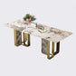 Contemporary Dining Set Stone 1/4/7 Pieces Dining Furniture for Home Clearhalo 'Dining Room Sets' 'Dining Tables & Seating' 'dining_room_set' 'furn' 'furn_dining_room_set' 'Furniture' 'Kitchen & Dining Furniture' 5589119