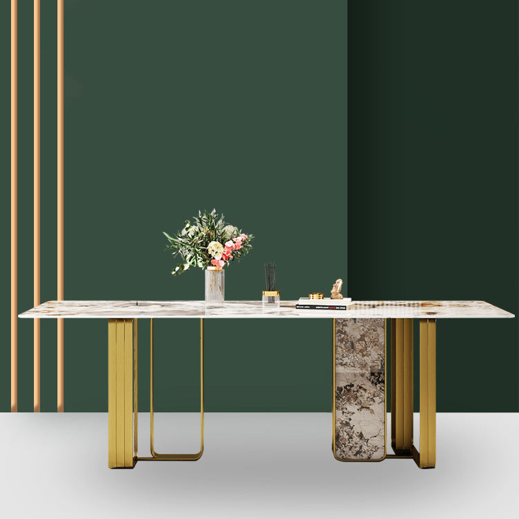 Contemporary Dining Set Stone 1/4/7 Pieces Dining Furniture for Home Clearhalo 'Dining Room Sets' 'Dining Tables & Seating' 'dining_room_set' 'furn' 'furn_dining_room_set' 'Furniture' 'Kitchen & Dining Furniture' 5589122