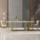 Contemporary Dining Set Stone 1/4/7 Pieces Dining Furniture for Home Clearhalo 'Dining Room Sets' 'Dining Tables & Seating' 'dining_room_set' 'furn' 'furn_dining_room_set' 'Furniture' 'Kitchen & Dining Furniture' 5589123