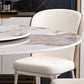 Contemporary Round Pedestal Dining Table Stone Matte Finish Table Clearhalo 'Dining Tables & Seating' 'Dining Tables' 'dining_table' 'furn' 'furn_dining_table' 'Furniture' 'Kitchen & Dining Furniture' 5589161