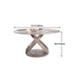 Contemporary Round Pedestal Dining Table Stone Matte Finish Table Clearhalo 'Dining Tables & Seating' 'Dining Tables' 'dining_table' 'furn' 'furn_dining_table' 'Furniture' 'Kitchen & Dining Furniture' 5589167