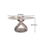 Contemporary Round Pedestal Dining Table Stone Matte Finish Table Clearhalo 'Dining Tables & Seating' 'Dining Tables' 'dining_table' 'furn' 'furn_dining_table' 'Furniture' 'Kitchen & Dining Furniture' 5589171