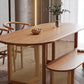 Pine Solid Wood Dining Room Collection Natural Base Modern Dining Site Table