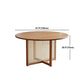 Pine Solid Wood Dining Room Collection Natural Base Modern Dining Site Table