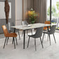 Sintered Stone Rectangle Dining Table Industrial Dining Room Table