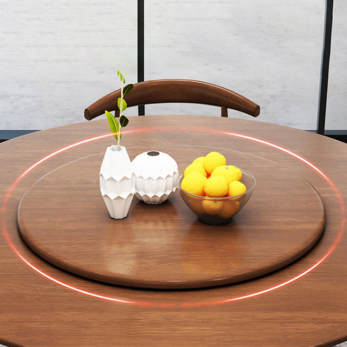 Rubberwood Solid Wood Table Round Dining Table for Kitchen Table Clearhalo 'Dining Tables & Seating' 'Dining Tables' 'dining_table' 'furn' 'furn_dining_table' 'Furniture' 'Kitchen & Dining Furniture' 5589391
