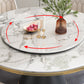 Contemporary Dining Table Pedestal Table for Home Kitchen Dinner Clearhalo 'Dining Tables & Seating' 'Dining Tables' 'dining_table' 'furn' 'furn_dining_table' 'Furniture' 'Kitchen & Dining Furniture' 5589504