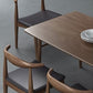 Natural-Brown Solid Wood Dining Table Rectangular Modern Furniture with 4 Legs Clearhalo 'Dining Tables & Seating' 'Dining Tables' 'dining_table' 'furn' 'furn_dining_table' 'Furniture' 'Kitchen & Dining Furniture' 5589535