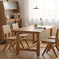 Natural Scandinavian Dining Chairs Rubber Wood Low Back Dining Side Chair Clearhalo 'Dining Chairs' 'Dining Tables & Seating' 'dining_chair' 'furn' 'furn_dining_chair' 'Furniture' 'Kitchen & Dining Furniture' 5589543