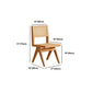 Natural Scandinavian Dining Chairs Rubber Wood Low Back Dining Side Chair Clearhalo 'Dining Chairs' 'Dining Tables & Seating' 'dining_chair' 'furn' 'furn_dining_chair' 'Furniture' 'Kitchen & Dining Furniture' 5589562