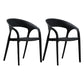 Modern Style Dining Chair Plastic Arm Chair with Plastic Legs for Kitchen