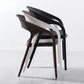 Modern Style Dining Chair Plastic Arm Chair with Plastic Legs for Kitchen