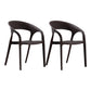 Modern Style Dining Chair Plastic Arm Chair with Plastic Legs for Kitchen