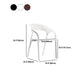 Modern Style Dining Chair Plastic Arm Chair with Plastic Legs for Kitchen