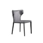 Faux Leather Armless Dining Chairs Modern Wingback Side Chair Clearhalo 'Dining Chairs' 'Dining Tables & Seating' 'dining_chair' 'furn' 'furn_dining_chair' 'Furniture' 'Kitchen & Dining Furniture' 5589611