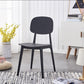 Scandinavian Open Back Dining Chair Plastic Armless Dining Side Chair
