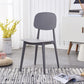 Scandinavian Open Back Dining Chair Plastic Armless Dining Side Chair