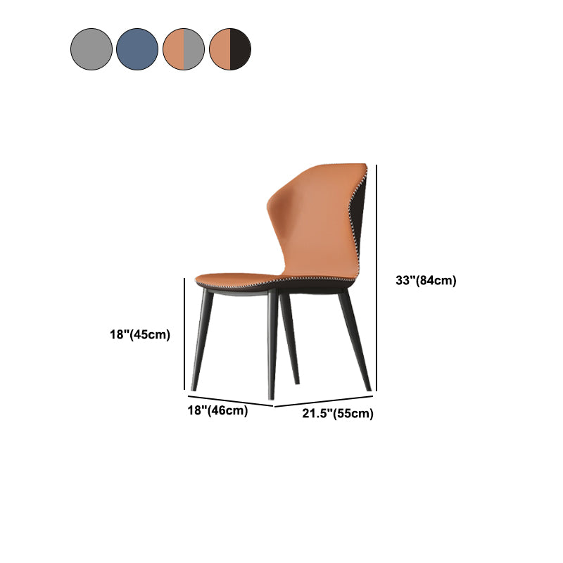 Polsterer Seitenstuhl Set moderne Seitenstühle für Esszimmer