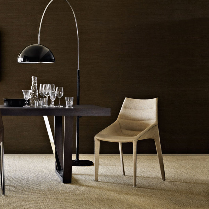 Sedie da pranzo laterale imbottite sedia laterale in vetro per casa