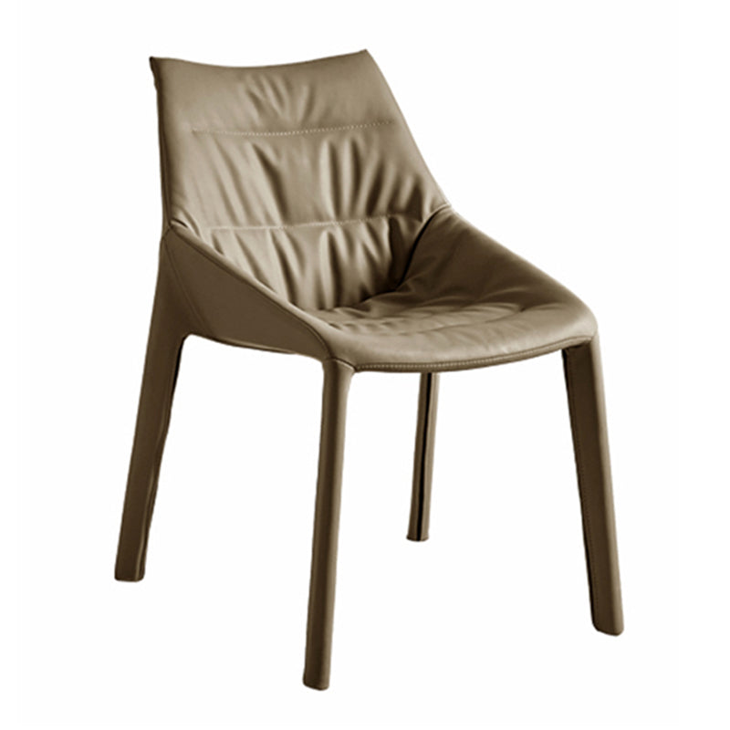 Sedie da pranzo laterale imbottite sedia laterale in vetro per casa