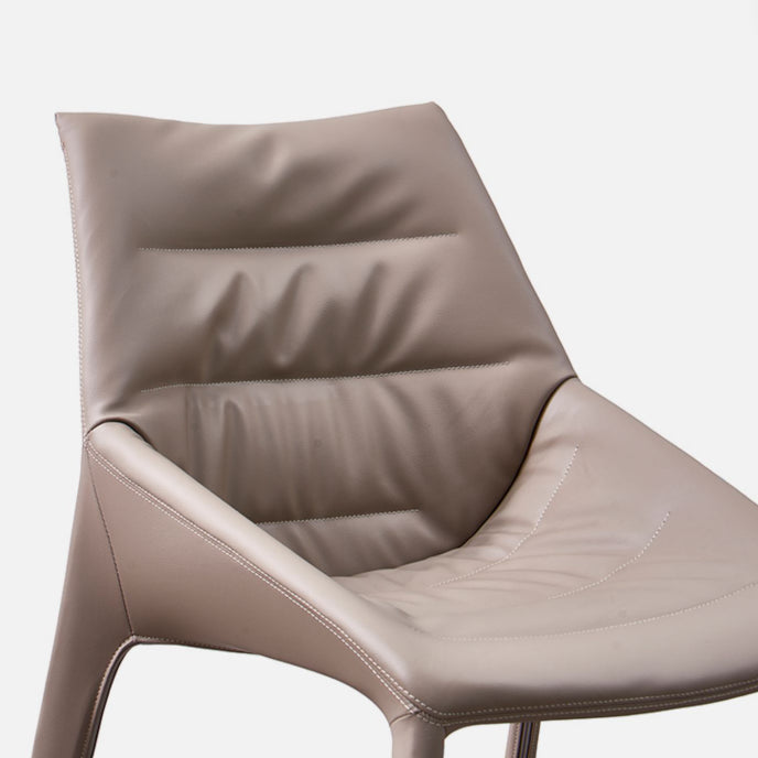 Sedie da pranzo laterale imbottite sedia laterale in vetro per casa