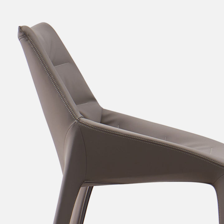 Sedie da pranzo laterale imbottite sedia laterale in vetro per casa