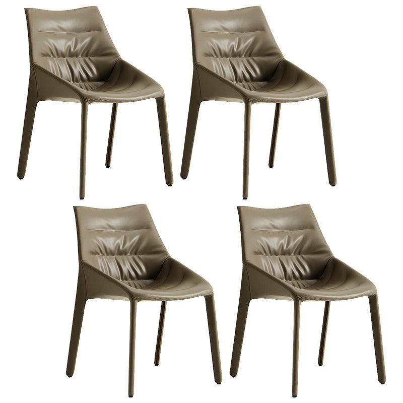 Sedie da pranzo laterale imbottite sedia laterale in vetro per casa