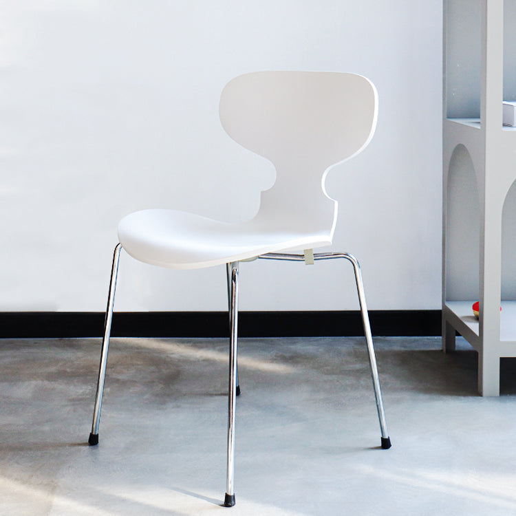 Stackable Armless Dining Chairs Contemporary Low Back Dining Side Chair Clearhalo 'Dining Chairs' 'Dining Tables & Seating' 'dining_chair' 'furn' 'furn_dining_chair' 'Furniture' 'Kitchen & Dining Furniture' 5589926