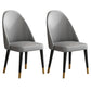 Green and Gray Dining Chairs Glam Style Parsons Dining Side Chair