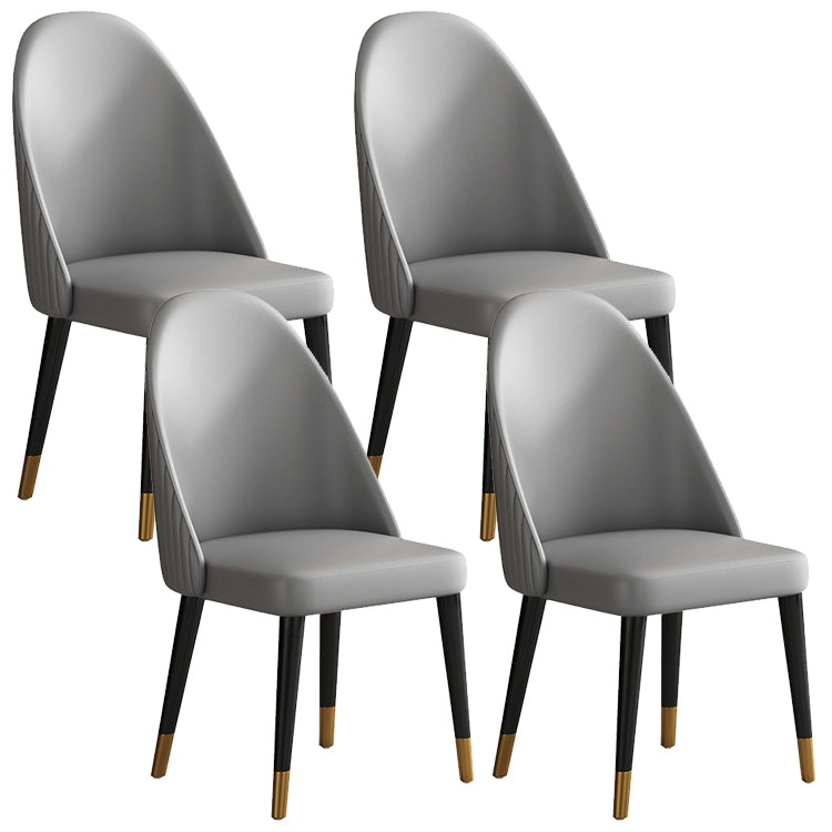 Green and Gray Dining Chairs Glam Style Parsons Dining Side Chair