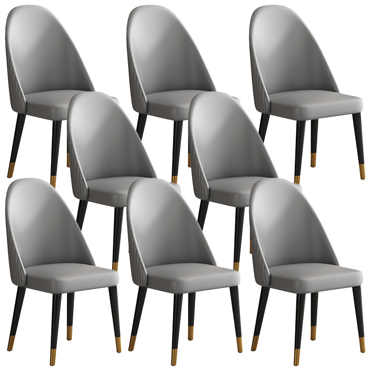 Green and Gray Dining Chairs Glam Style Parsons Dining Side Chair