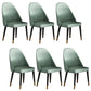 Green and Gray Dining Chairs Glam Style Parsons Dining Side Chair