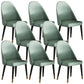 Green and Gray Dining Chairs Glam Style Parsons Dining Side Chair