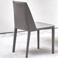 Sillas de comedor sin brazo de cuero sintética silla de comedor moderna para casa