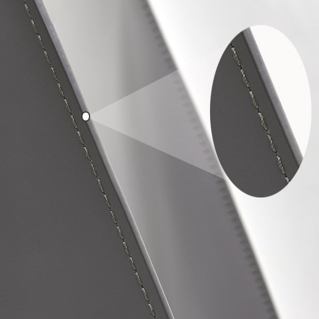 Sillas de comedor sin brazo de cuero sintética silla de comedor moderna para casa