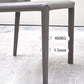 Sillas de comedor sin brazo de cuero sintética silla de comedor moderna para casa