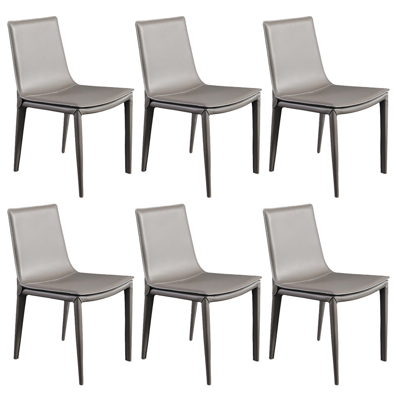 Chaises de salle à manger sans bras contemporaines