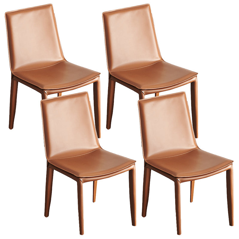 Chaises de salle à manger sans bras contemporaines