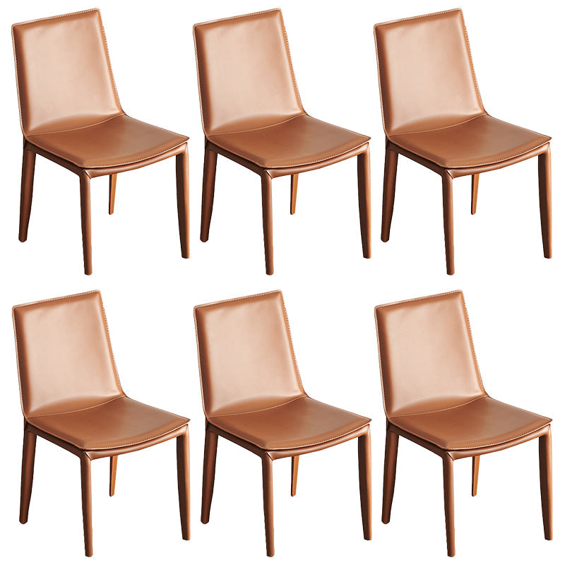 Chaises de salle à manger sans bras contemporaines