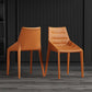 Sedia laterale in pelle finta set di sedie da pranzo laterale moderna