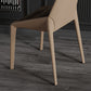 Sedia laterale in pelle finta set di sedie da pranzo laterale moderna