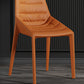 Sedia laterale in pelle finta set di sedie da pranzo laterale moderna