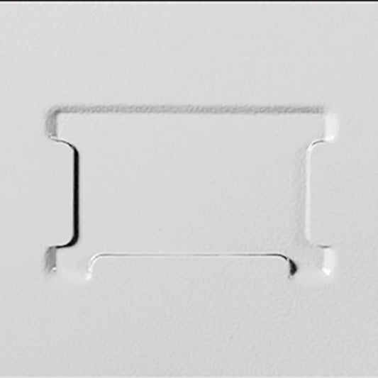 Gabinete gris con puerta de metal Moderna Puerta con bisagras Gabinete de almacenamiento para el hogar