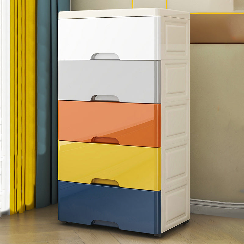 Contemporary Plastic Non-Hanging Armoire 1-Shelf Home Storage Cabinet Clearhalo 'Armoires & Wardrobes' 'armoires_wardrobes' 'Bedroom Furniture' 'furn' 'furn_armoires_wardrobes' 'Furniture' 5590225