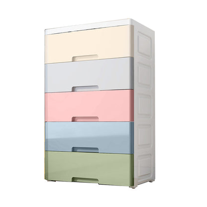 Contemporary Plastic Non-Hanging Armoire 1-Shelf Home Storage Cabinet Multi-Color Clearhalo 'Armoires & Wardrobes' 'armoires_wardrobes' 'Bedroom Furniture' 'furn' 'furn_armoires_wardrobes' 'Furniture' 5590226