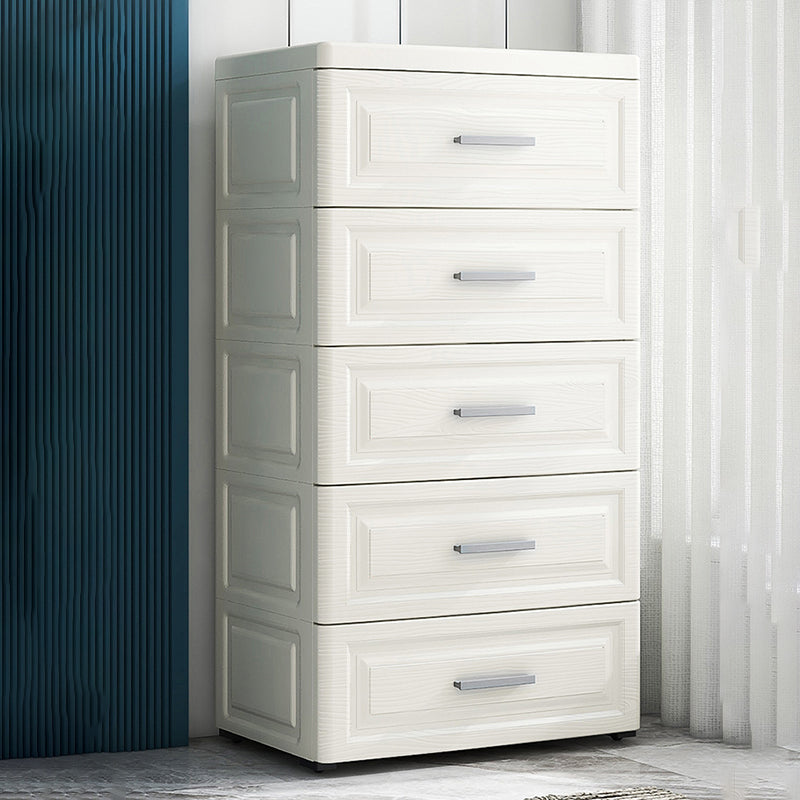 Contemporary Plastic Non-Hanging Armoire 1-Shelf Home Storage Cabinet Clearhalo 'Armoires & Wardrobes' 'armoires_wardrobes' 'Bedroom Furniture' 'furn' 'furn_armoires_wardrobes' 'Furniture' 5590227
