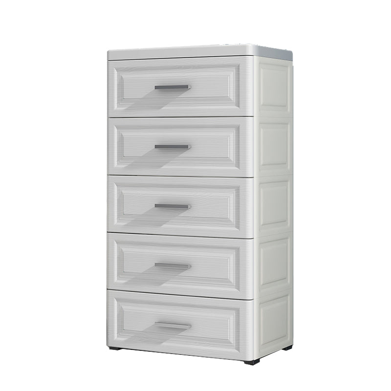 Contemporary Plastic Non-Hanging Armoire 1-Shelf Home Storage Cabinet Light Gray Clearhalo 'Armoires & Wardrobes' 'armoires_wardrobes' 'Bedroom Furniture' 'furn' 'furn_armoires_wardrobes' 'Furniture' 5590230