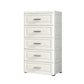Contemporary Plastic Non-Hanging Armoire 1-Shelf Home Storage Cabinet Clearhalo 'Armoires & Wardrobes' 'armoires_wardrobes' 'Bedroom Furniture' 'furn' 'furn_armoires_wardrobes' 'Furniture' 5590231